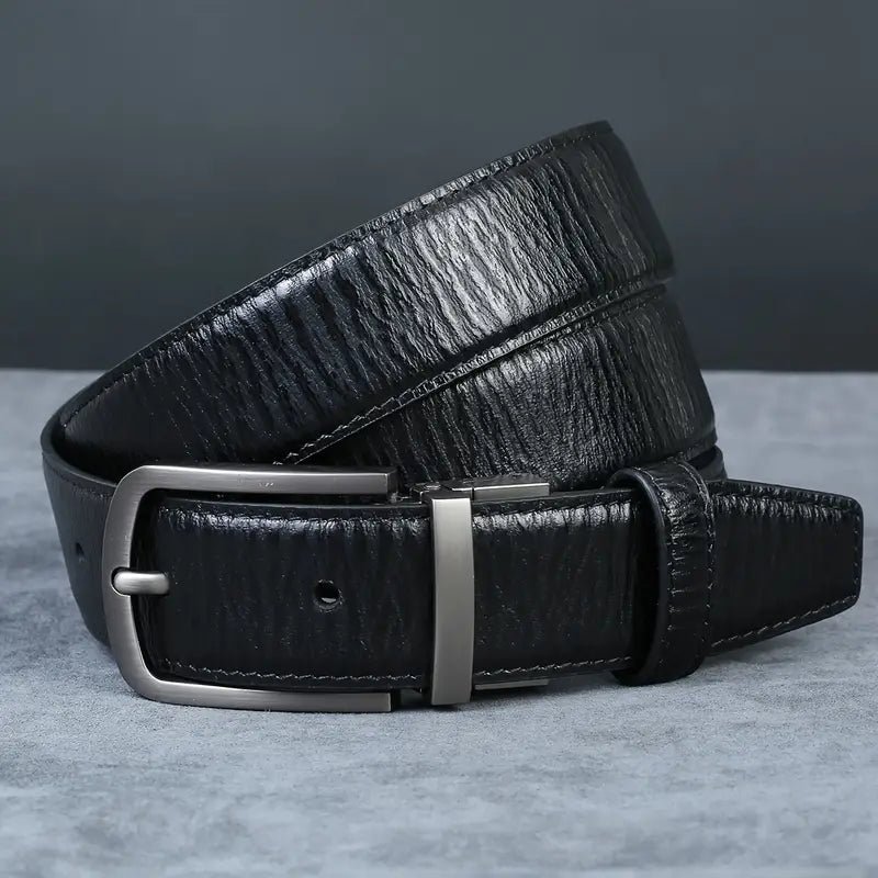 Cowhide men's belt