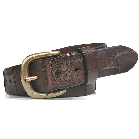 Genuine leather belt