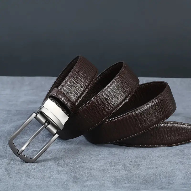 Cowhide men's belt