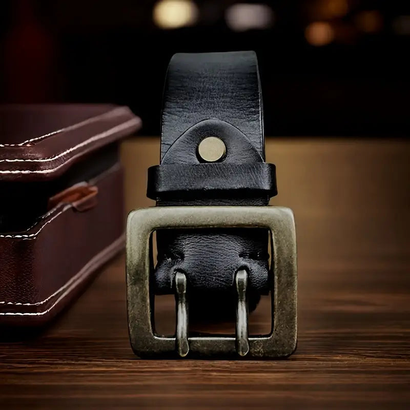 Genuine leather for men's belt