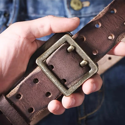Men's genuine leather belt