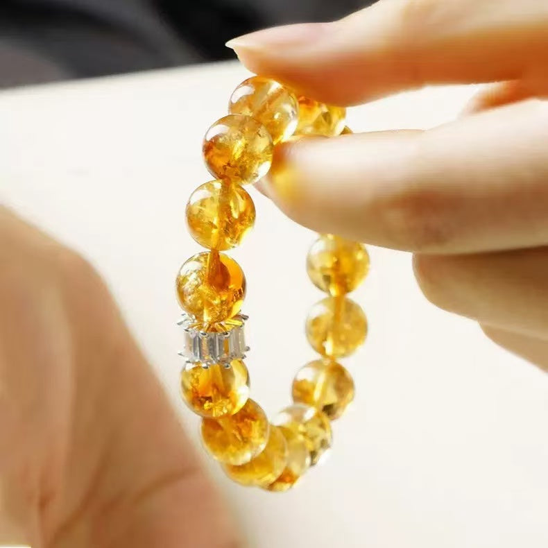 Natural citrine bracelet9