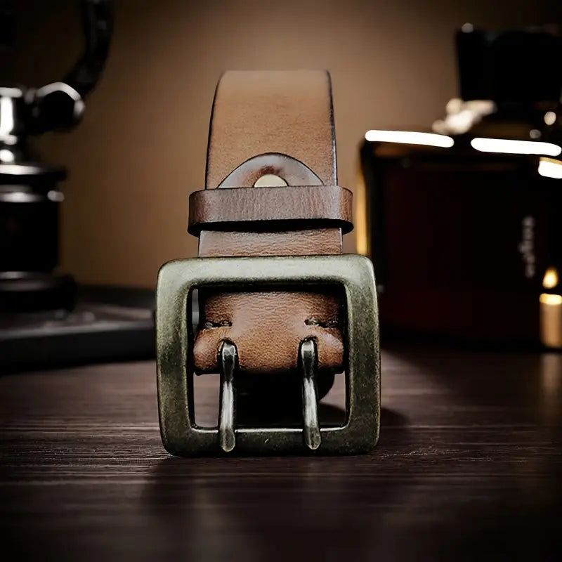 Genuine leather for men's belt
