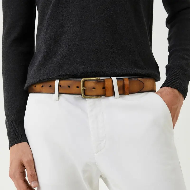 Men's retro Western-style belt