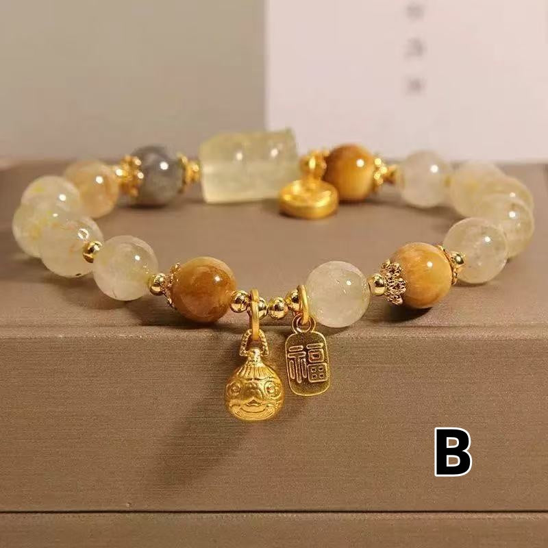 New crystal bracelet, bring wealth and peace