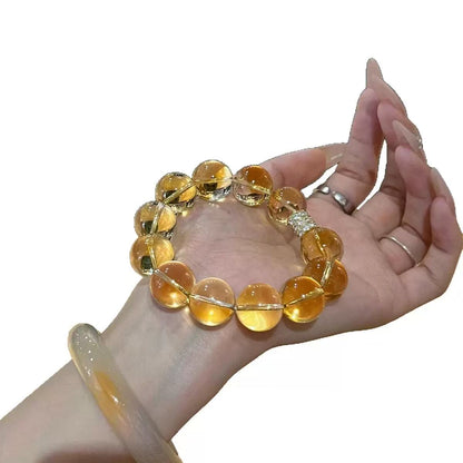 Natural citrine bracelet9