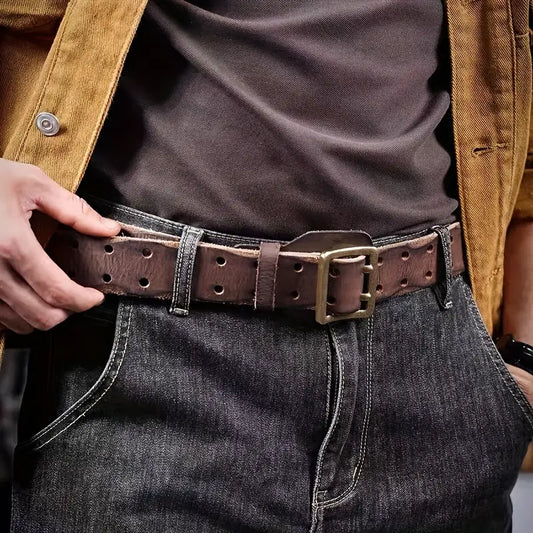 Men's genuine leather belt