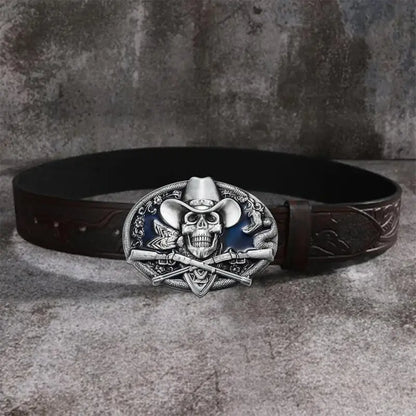 Retro genuine leather belt