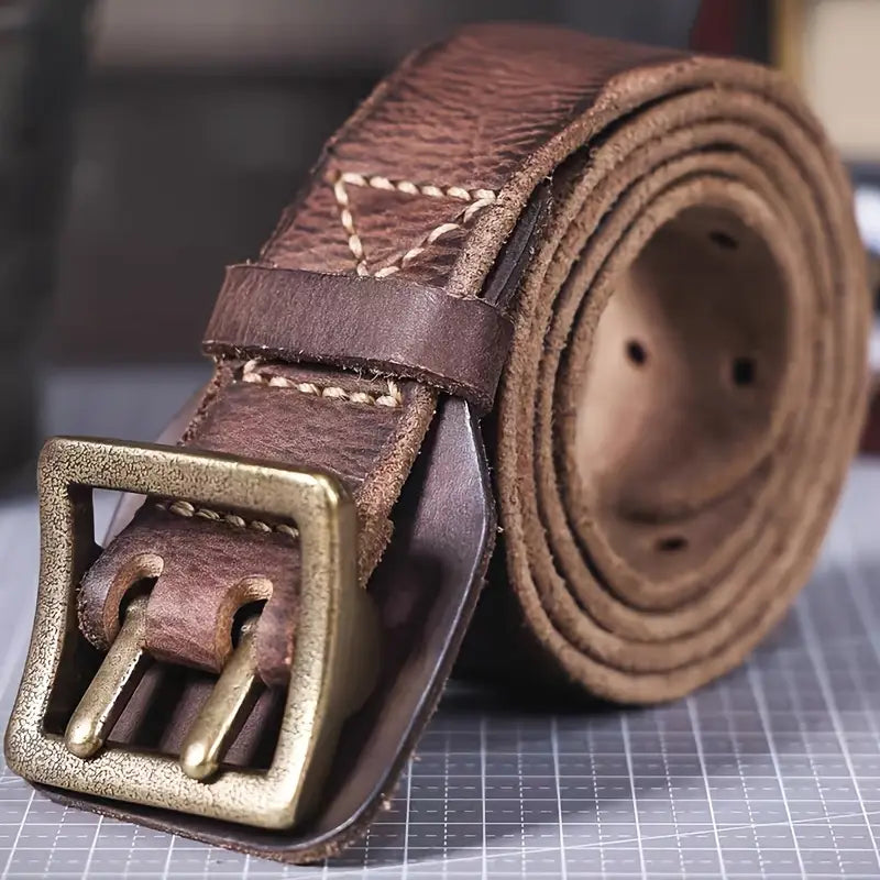 Men's genuine leather belt