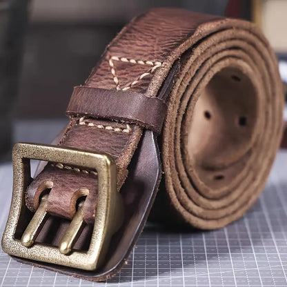Men's genuine leather belt