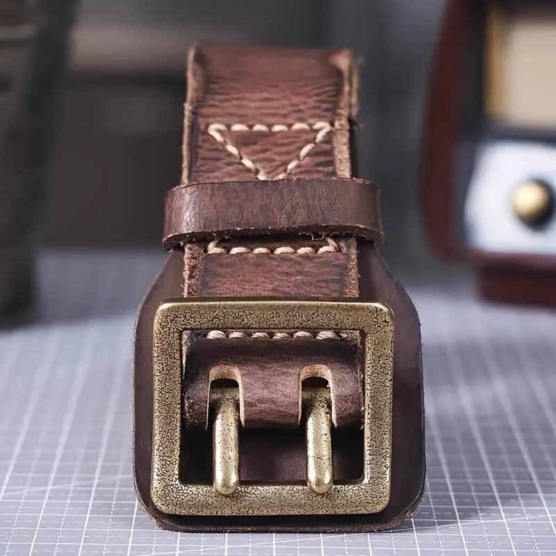 Men's genuine leather belt