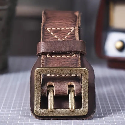 Men's genuine leather belt