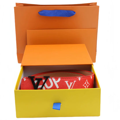 L Genuine leather belt V delivery 3 to 7 working days