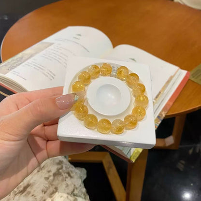 Natural citrine bracelet9