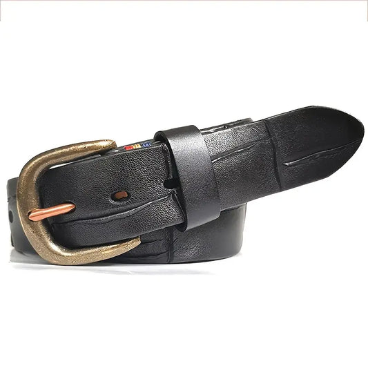 Genuine leather belt